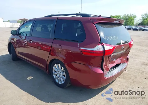 2015 Toyota Sienna Limited Premium 7 Passenger from USA, damaged, VIN 5TDYK3DC6FS593937
